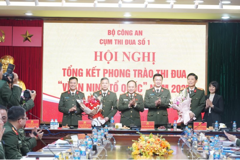 Cụm thi đua số 1 - Bộ Công an tổng kết phong trào thi đua “Vì an ninh Tổ quốc” năm 2025